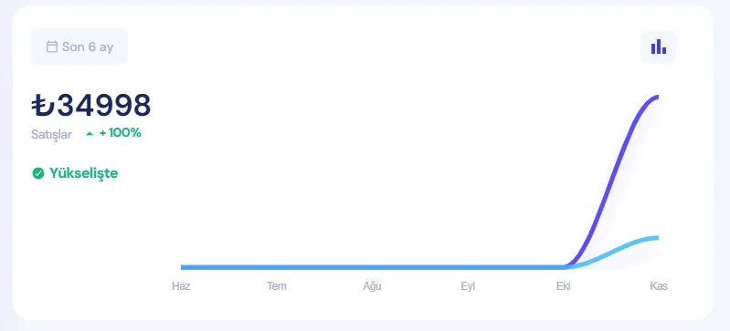 Ön muhasebe raporlama ekranı Ön muhasebe raporlama özellikleri - Gelir gider analizi