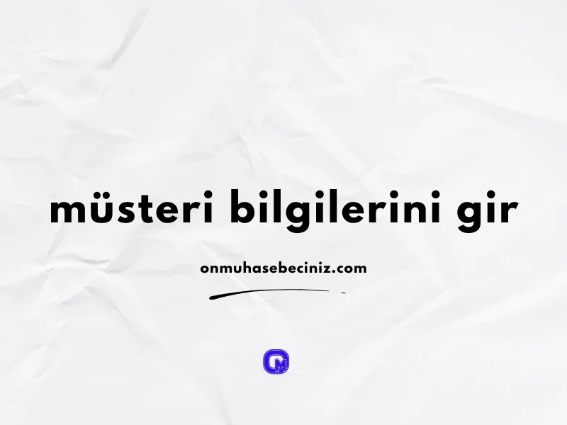 Tüketici İletişim Bilgilerini Yapılandırın